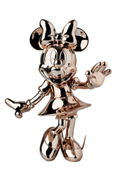 Minnie Welcome Chromed Rose Gold by Leblon Delienne - Limited Edition Sculpture sized 22x24 inches. Available from Whitewall Galleries